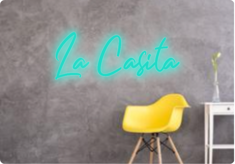 Custom text: La Casita